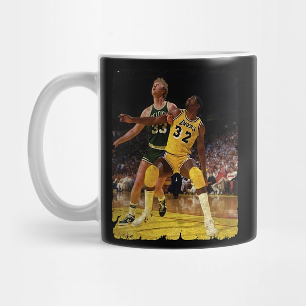 Larry Bird vs Magic Johnson by Wendyshopart